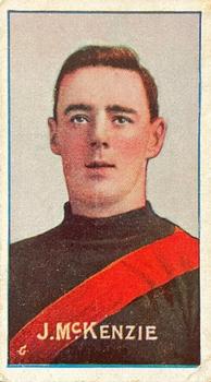 1907-08 Sniders and Abrahams Australian Footballers - Victorian League Players Series D #NNO Jack McKenzie Front